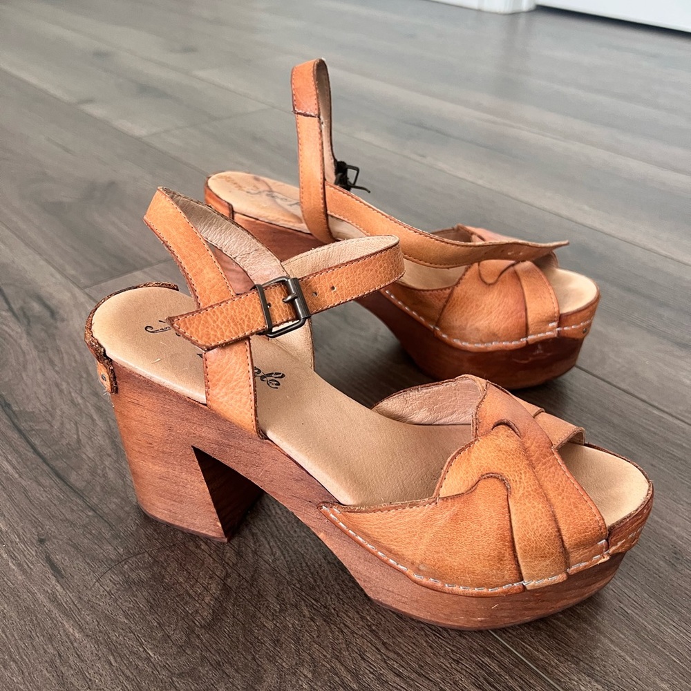 Free People Orion Woven Clogs